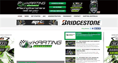 Desktop Screenshot of karting.net.au