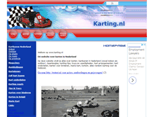 Tablet Screenshot of karting.nl