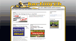 Desktop Screenshot of karting.ch