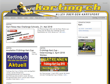 Tablet Screenshot of karting.ch