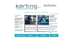 Desktop Screenshot of karting.fr